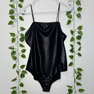 Shein Pleather Bodysuit